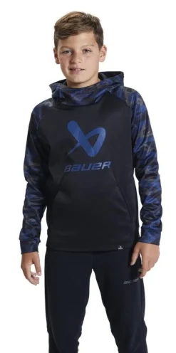 Bauer Hoodie Raglan Camo Jr