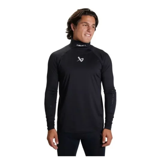 Bauer Long Sleeve Neck Protective Jersey Yth