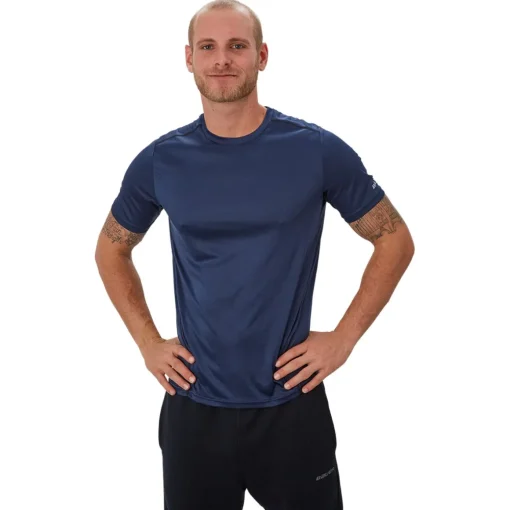Bauer Vapor Team Tech Tee Nav-Sr